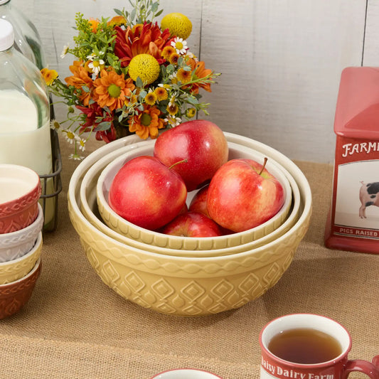 Vintage Stoneware Mixing Bowls