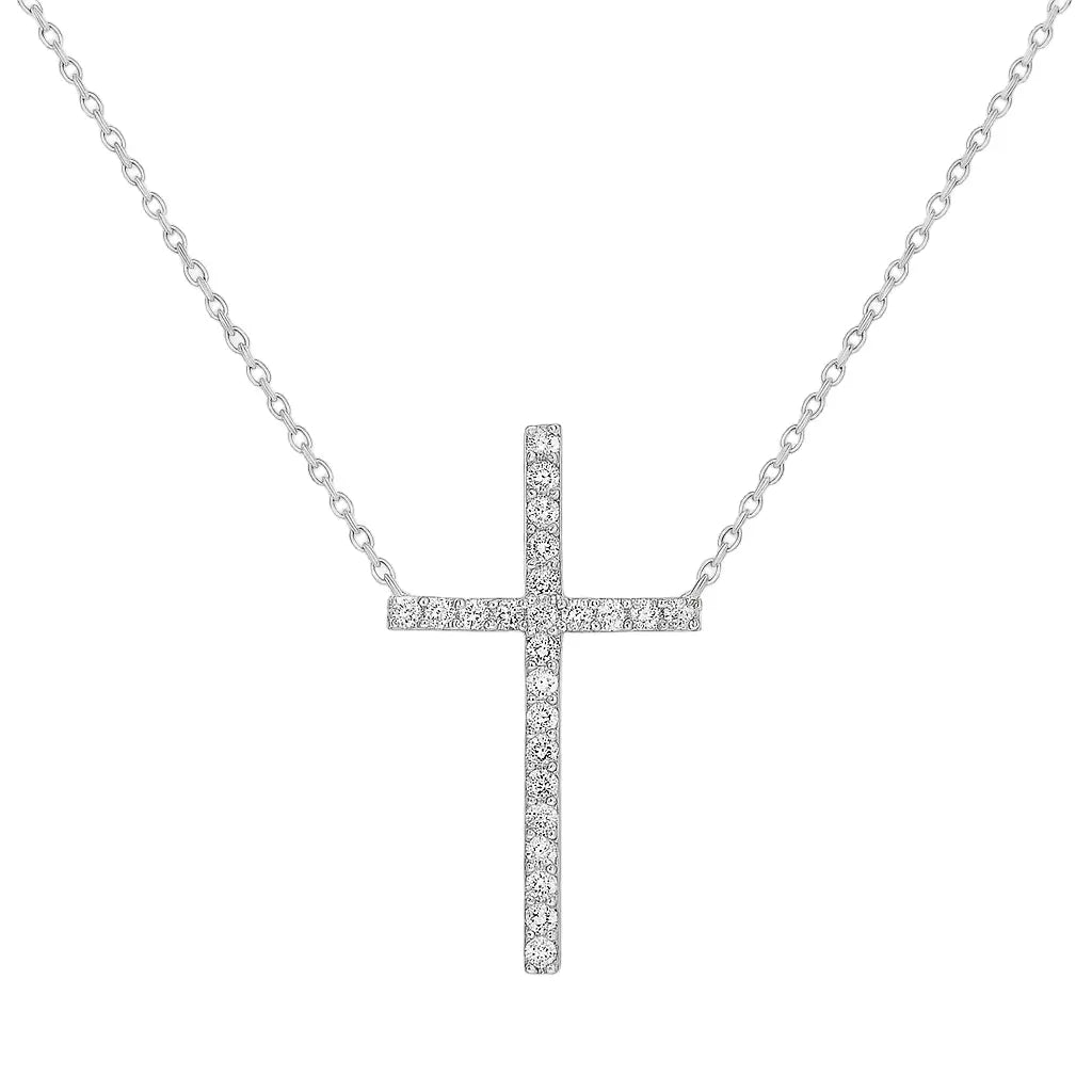 Sterling Silver Cross Necklace