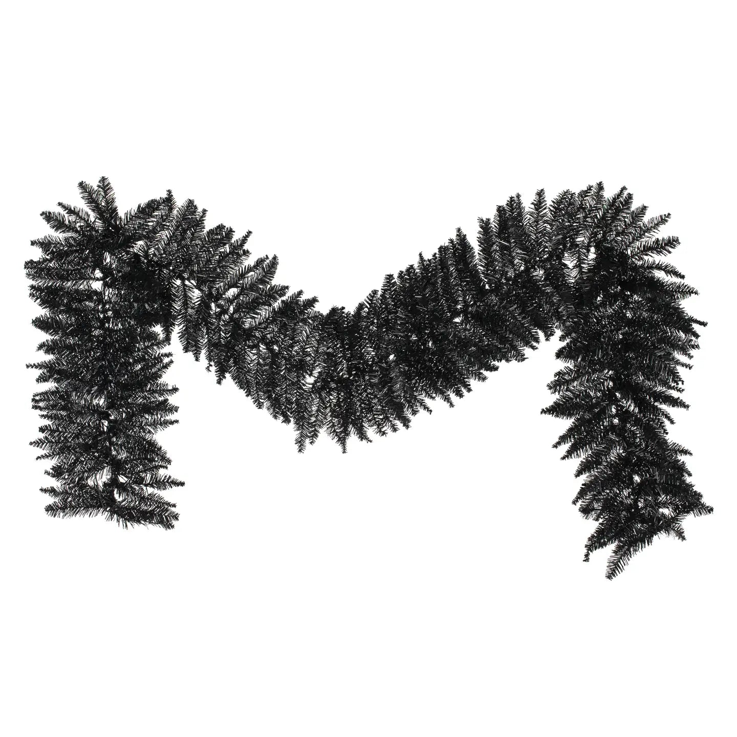 9’ Black Fir artificial garland