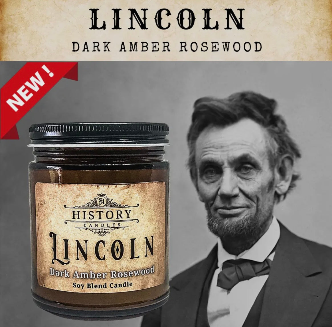 Abraham Lincoln Candle | History Candle | Civil War