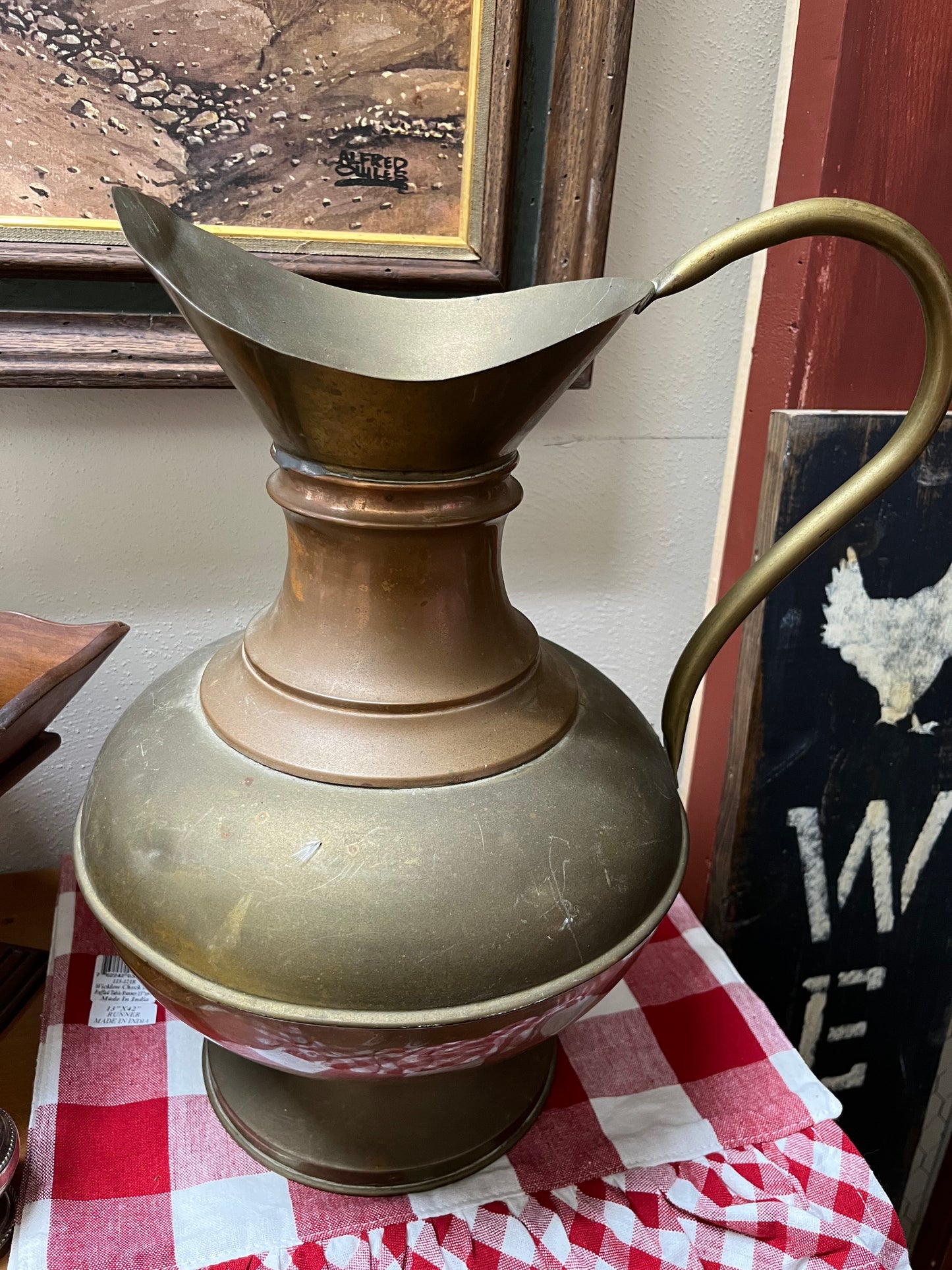 Vintage Copper/Brass water jug