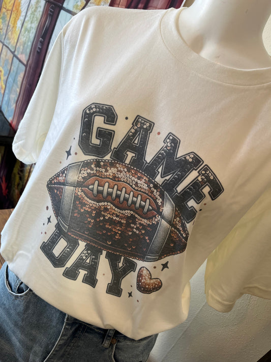 Game Day vintage distressed tee
