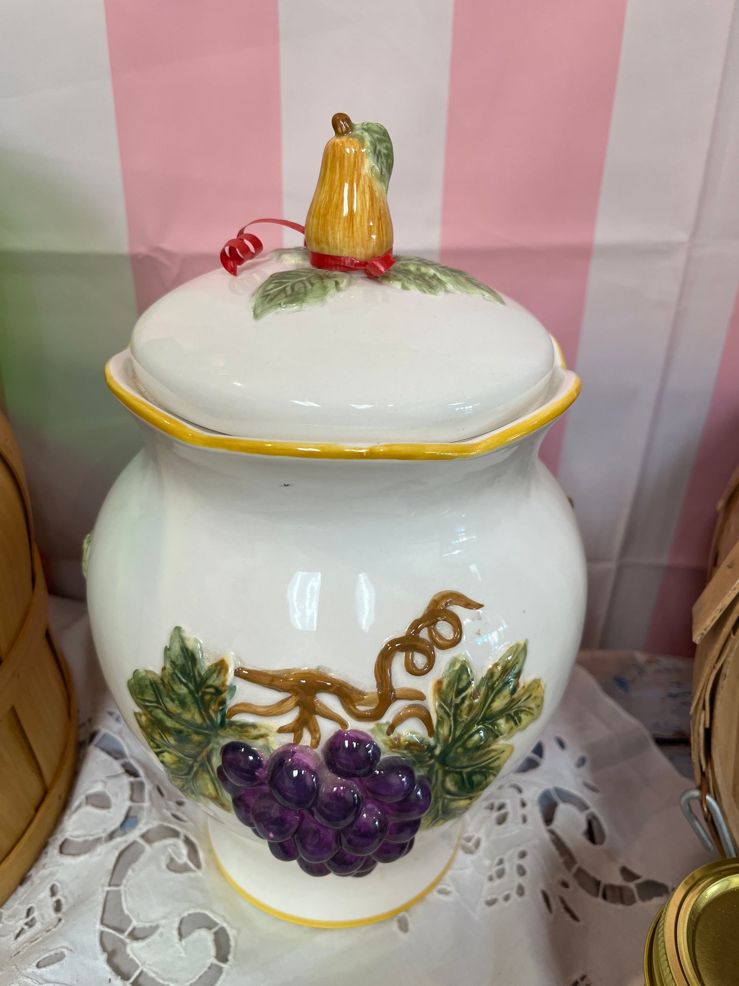 Summer fruit designed jar