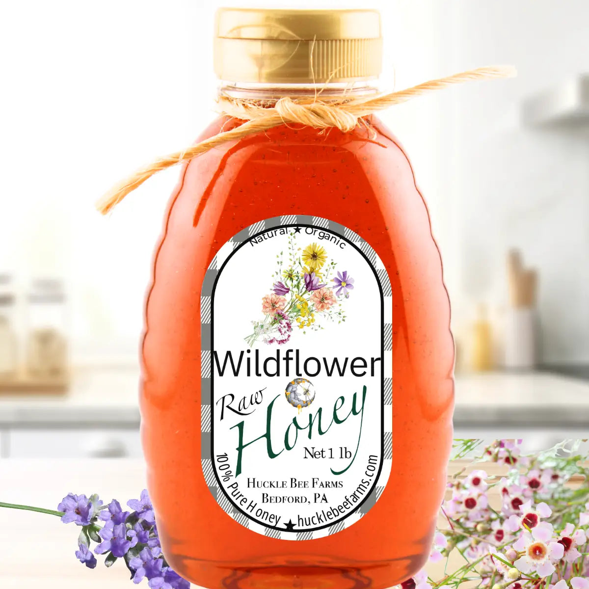 Raw Wildflower Honey 1/2 lb