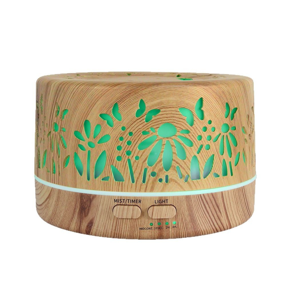 Designer 700ml Ultrasonic 5 in1 Home Diffuser, Light Flowers