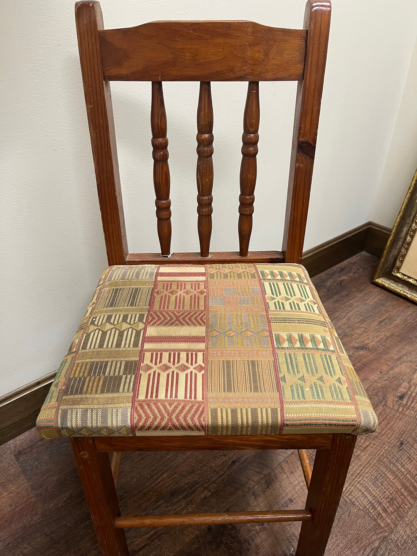 Vintage Spindle Back Chair. Not available for shipping