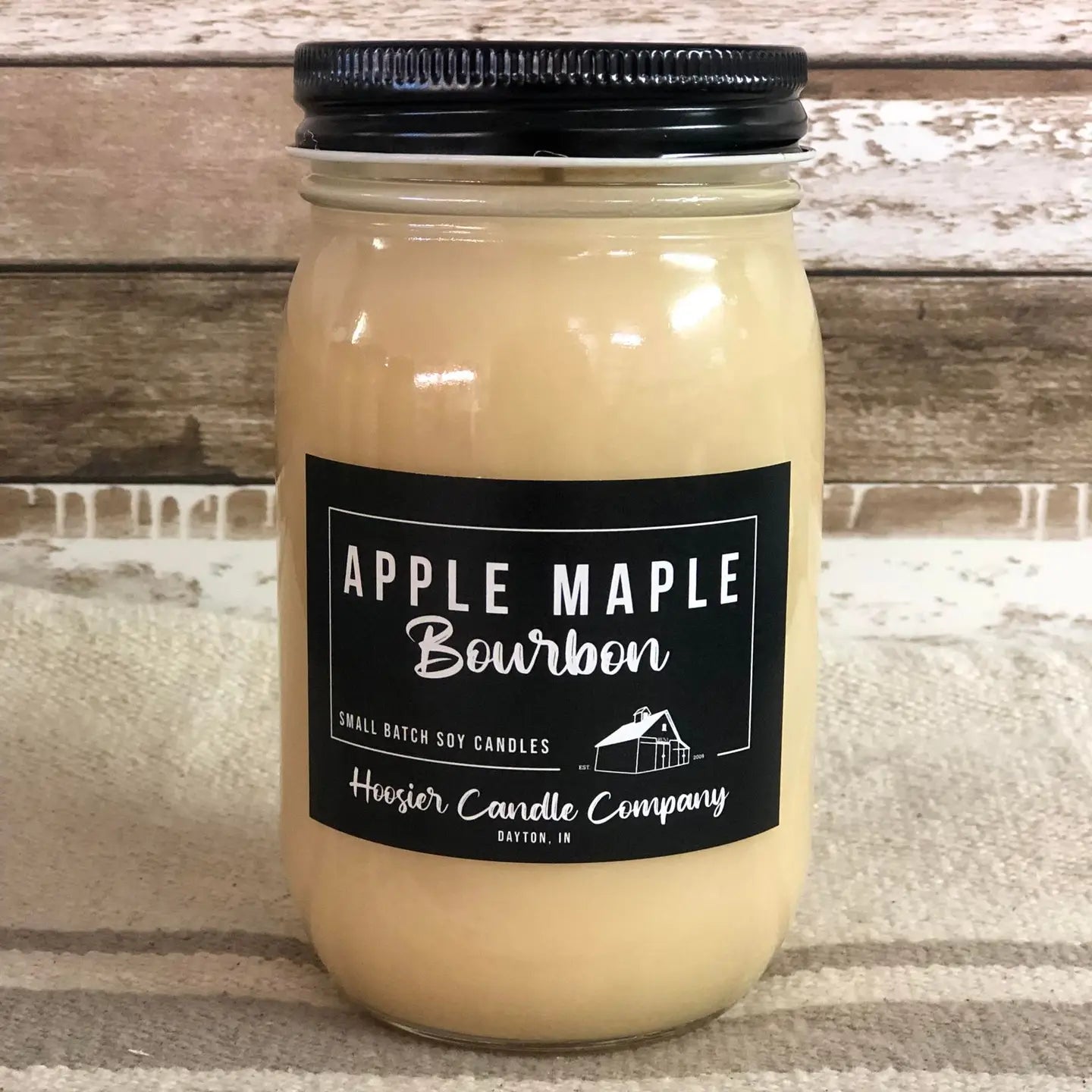 16oz Soy Candle Apple Maple Bourbon