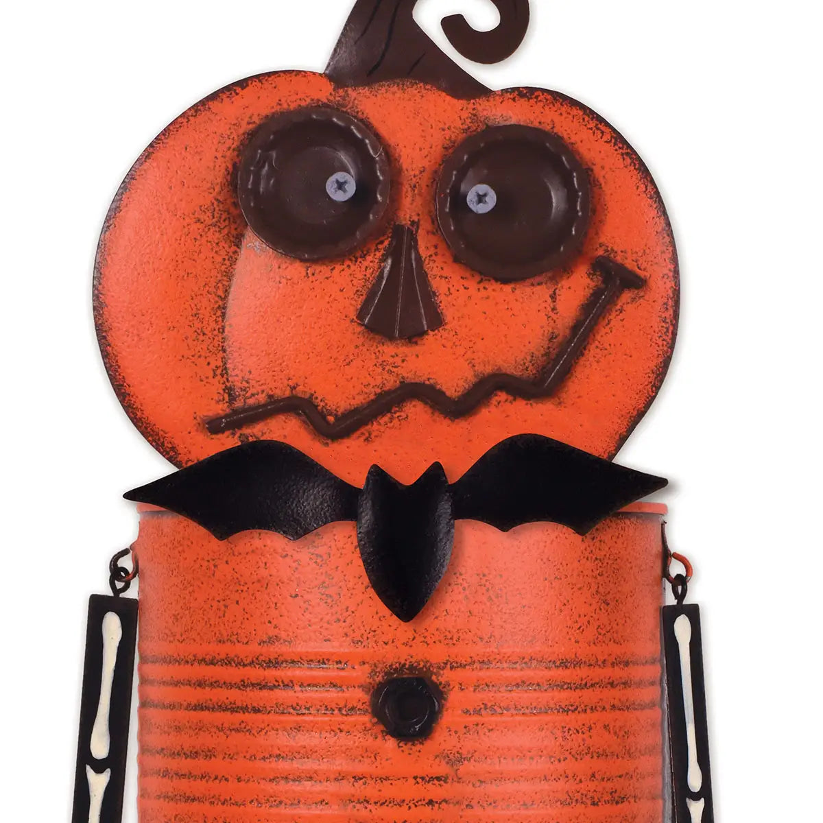 Pumpkin-Can Porch Greeter