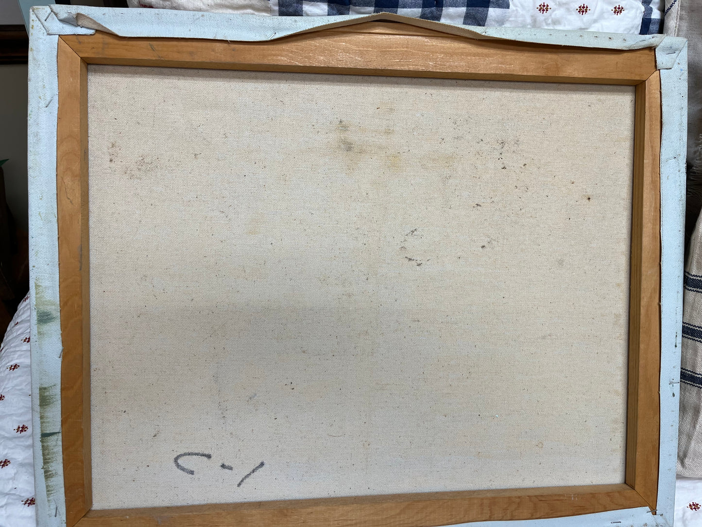 Vintage K Samuel oil painting Seascape Waves