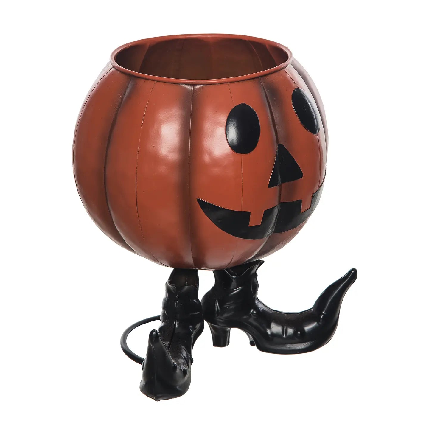 Halloween Jack-O'-Lantern Pumpkin Candy Bowl