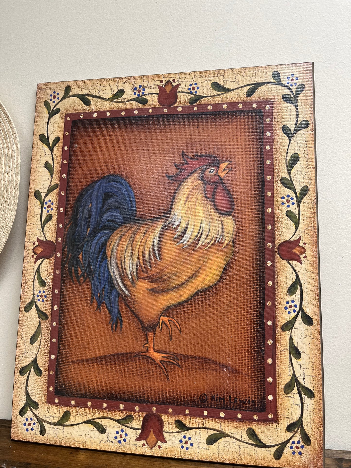 Gold Rooster folk art