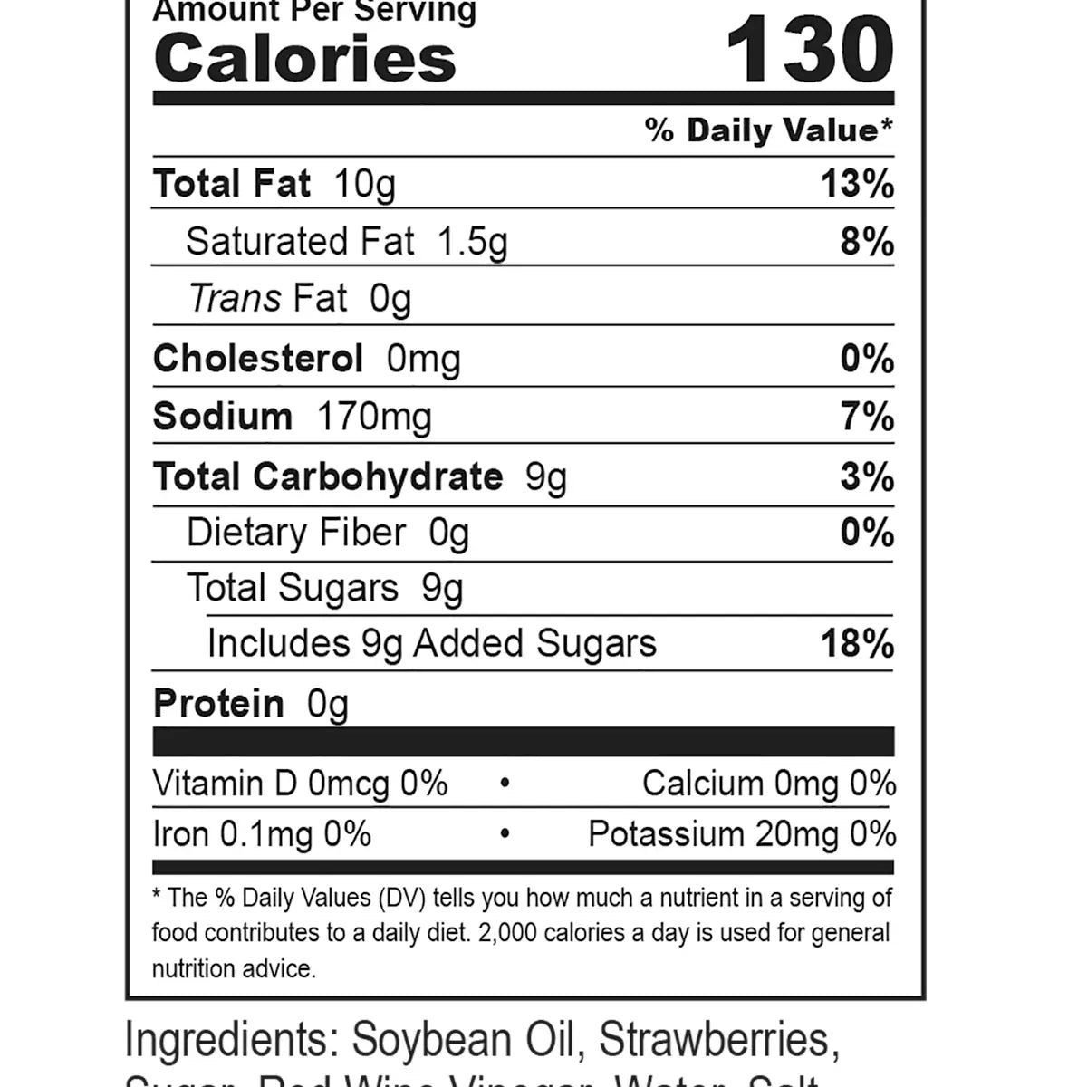 Strawberry Poppyseed Dressing - 12 Fl. oz.