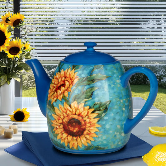 Golden Sunflower teapot 40oz