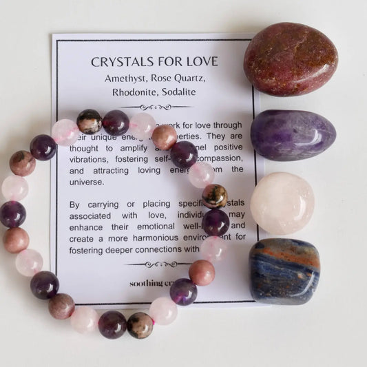 Love Crystal Gift Set | Love Crystals | Heart Chakra Kit