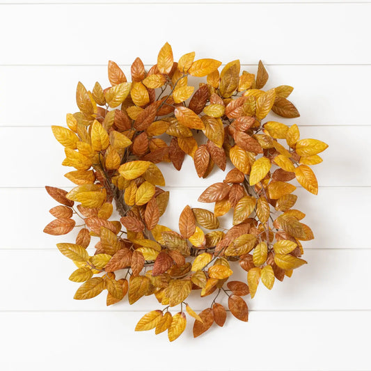 Beech Fall Foliage Wreath
