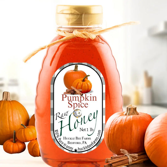 🍯 🍁 Raw Pumpkin Spice Honey – Cozy Fall Flavor 1/2 lb
