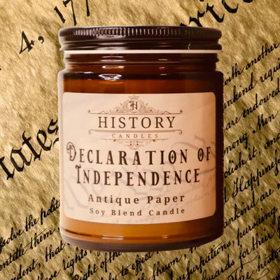 Declaration of Independence Candle | History Candle