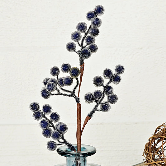 15in Pick-Blue Sugar Berry-