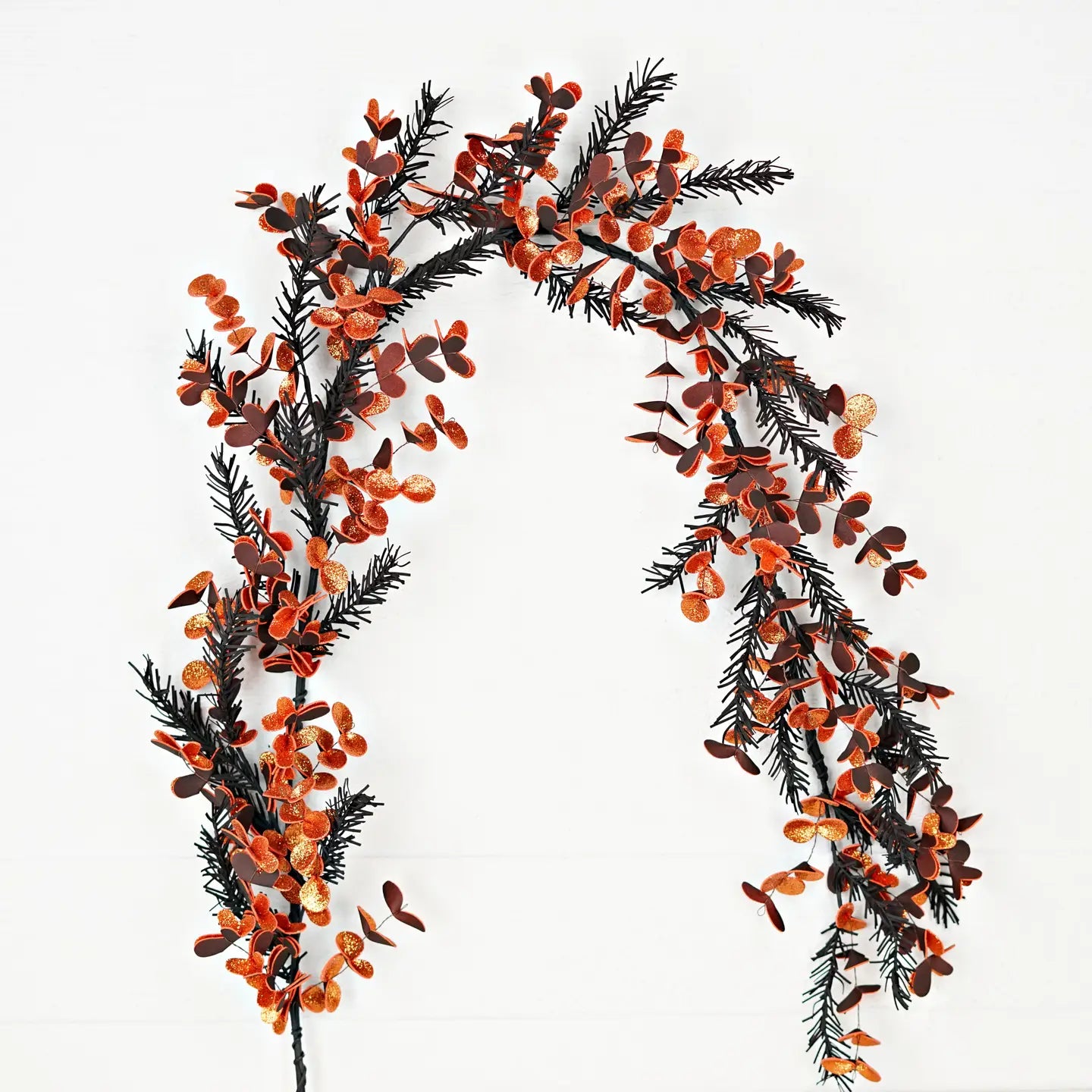 5ft Garland-Glitter Spooky Mix Soft Touch Pines-