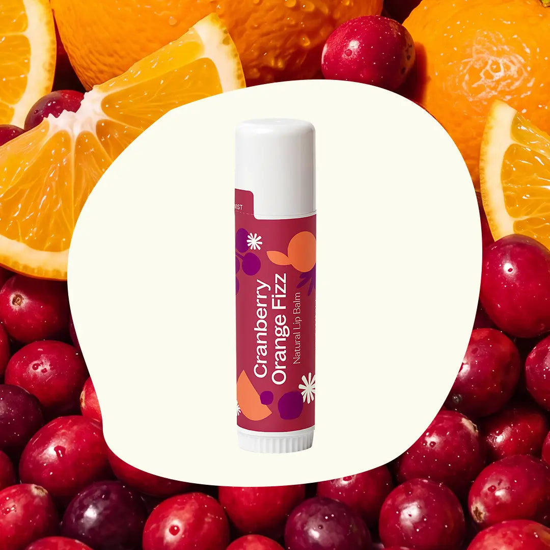 Cranberry Orange Fizz Natural Lip Balm 0.5 oz