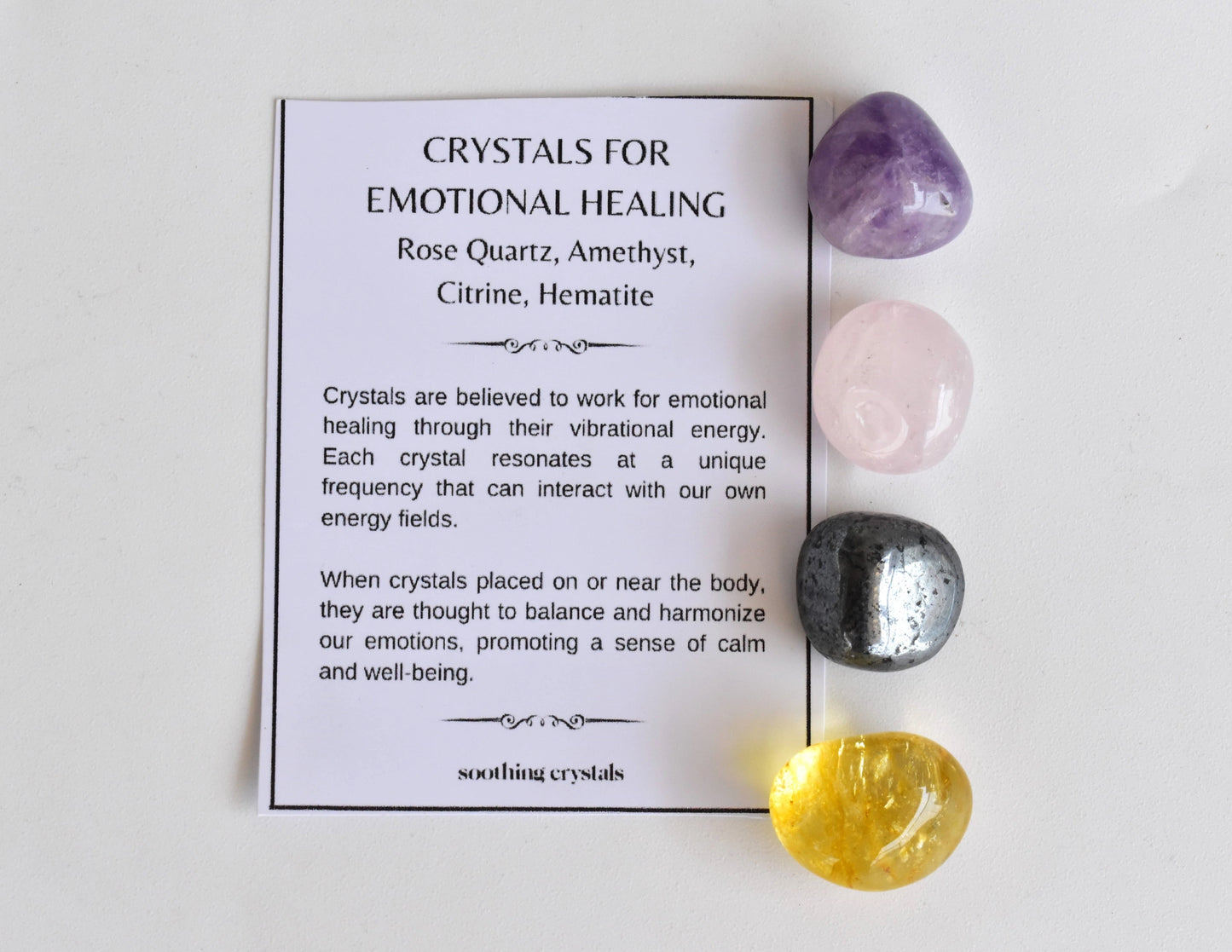 Crystal Gift Set | Emotional Healing Stone | Tumbled Stones