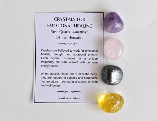 Crystal Gift Set | Emotional Healing Stone | Tumbled Stones