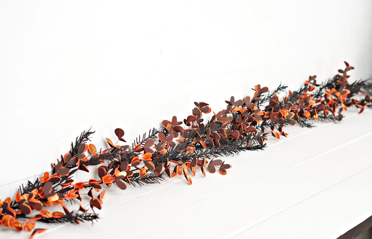 5ft Garland-Glitter Spooky Mix Soft Touch Pines-