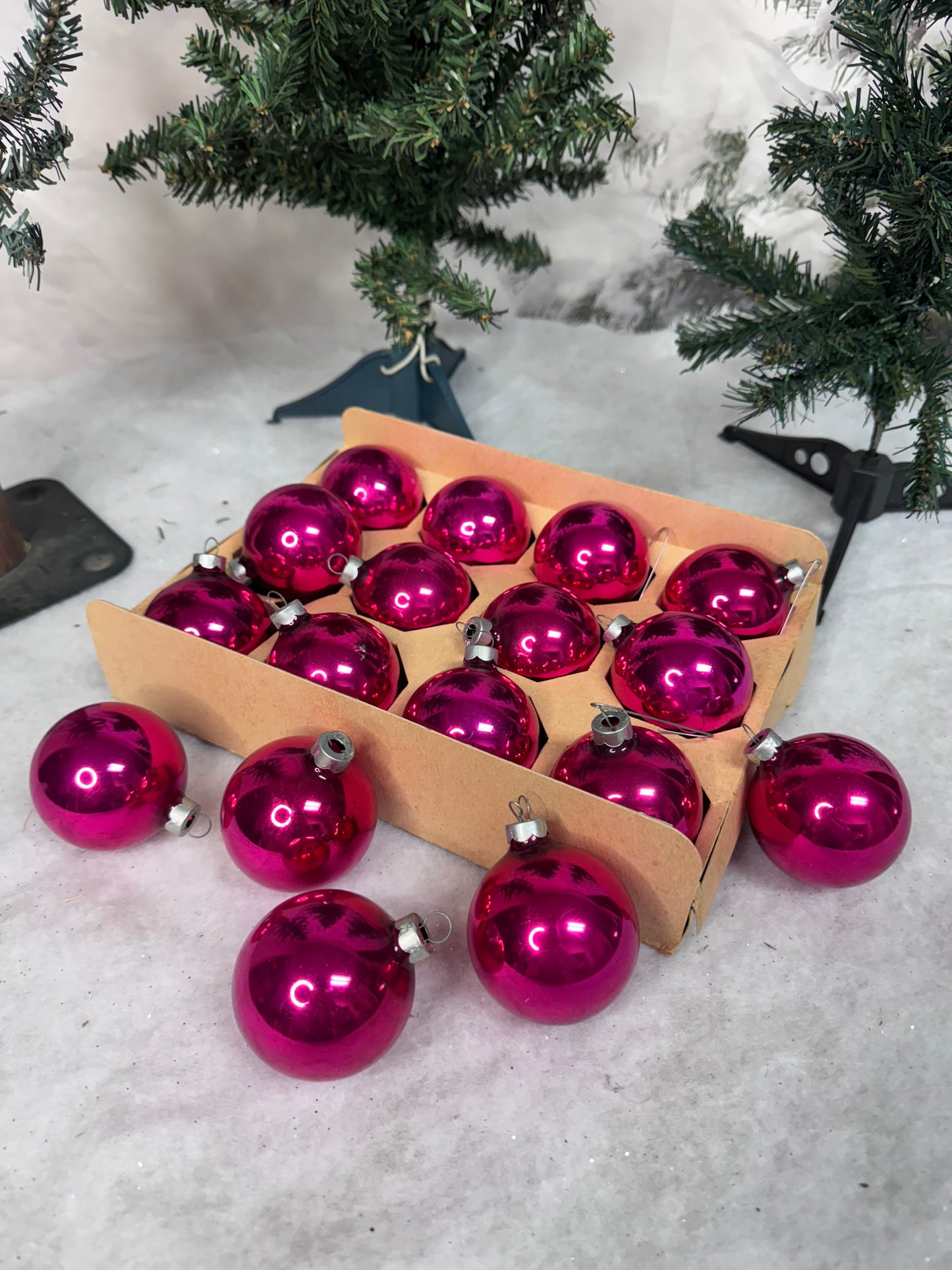 Colby Hot Pink Ornaments