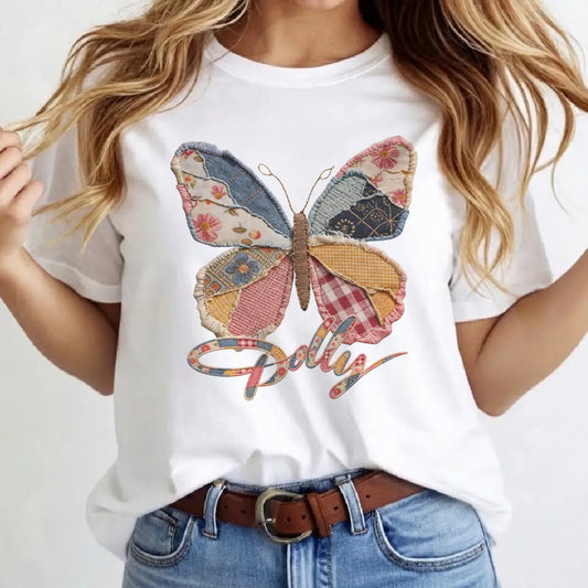 Country Icon/Quilted Butterfly Graphic Tee