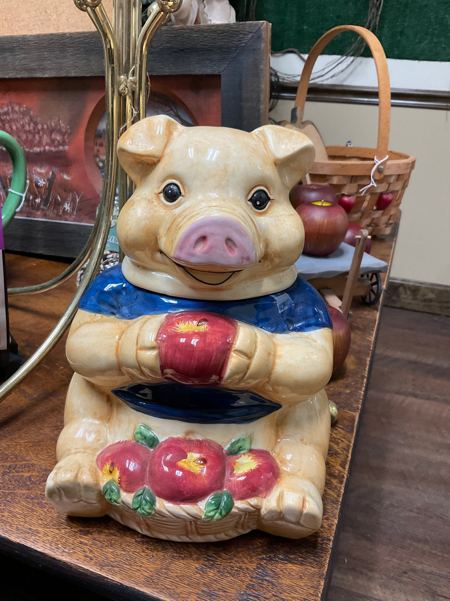 Vintage Ceramic Pig Cookie Jar