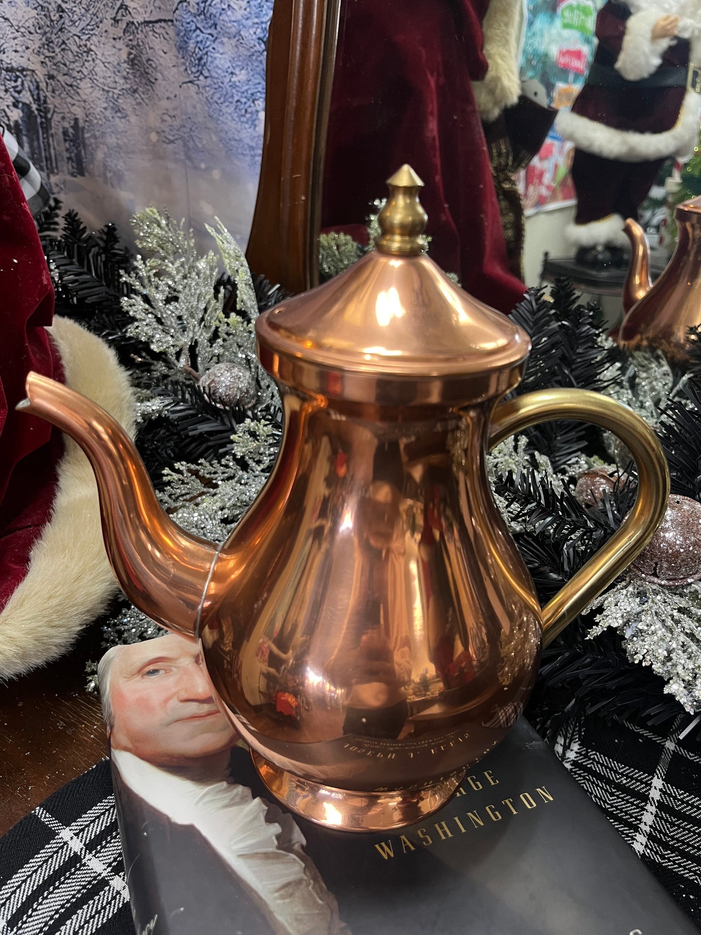 vintage mid 1900's Copper Coffee Set from Portugal made by Old Dutch International.