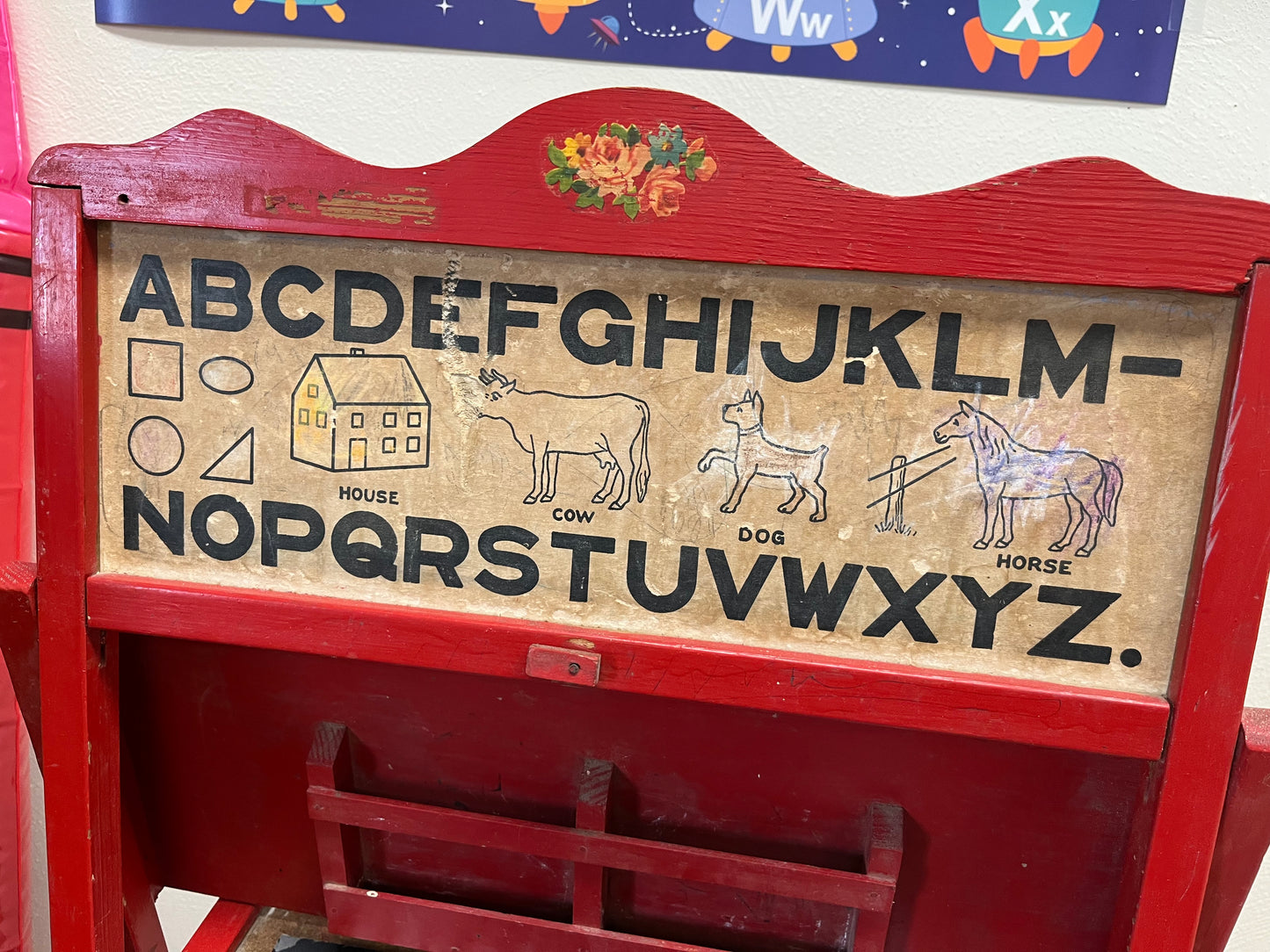 Vintage Child’s desk w chair