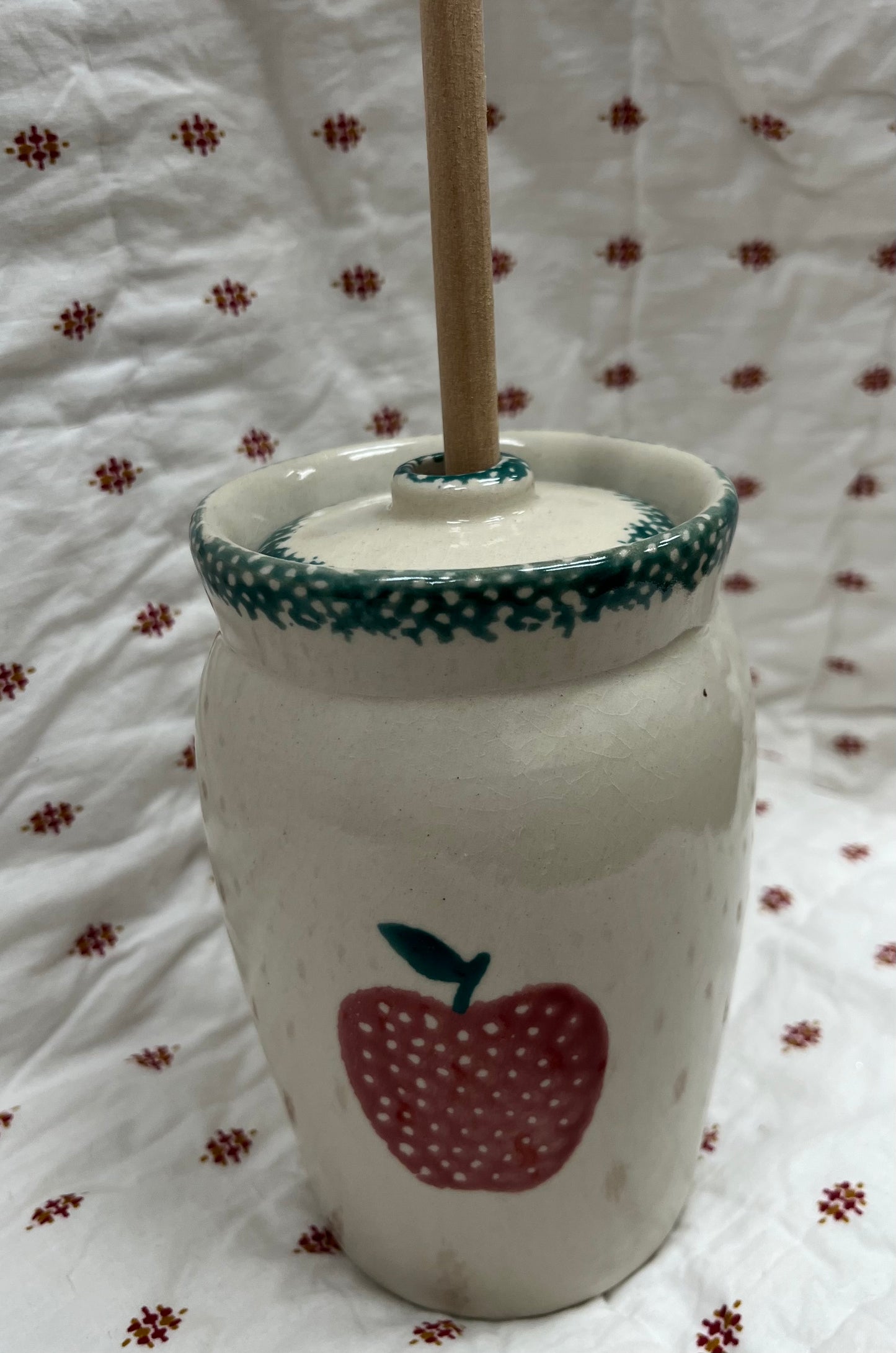 Vintage small Apple butter churn