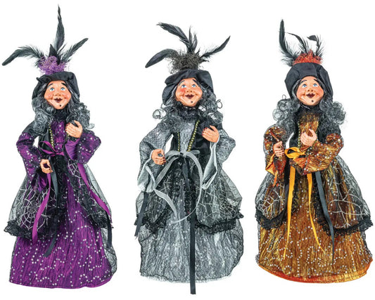 Sequined Wicked Witch Tabletop 3 Assorted to choose