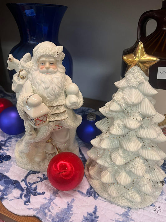Christmas tree & Santa set