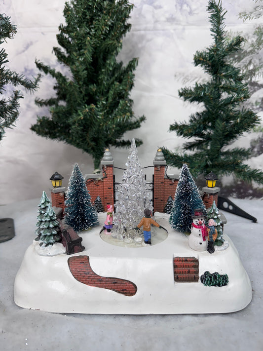 Mini Ice Rink with Lights Musical