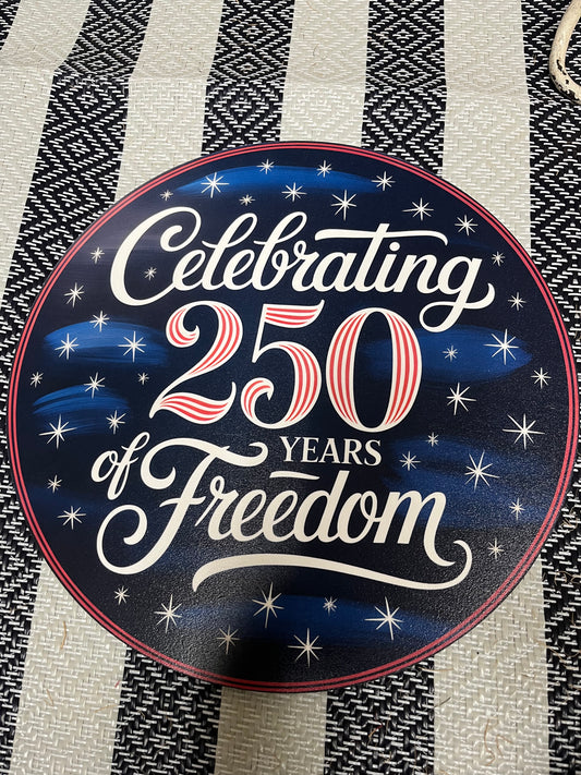 250 round wreath signs