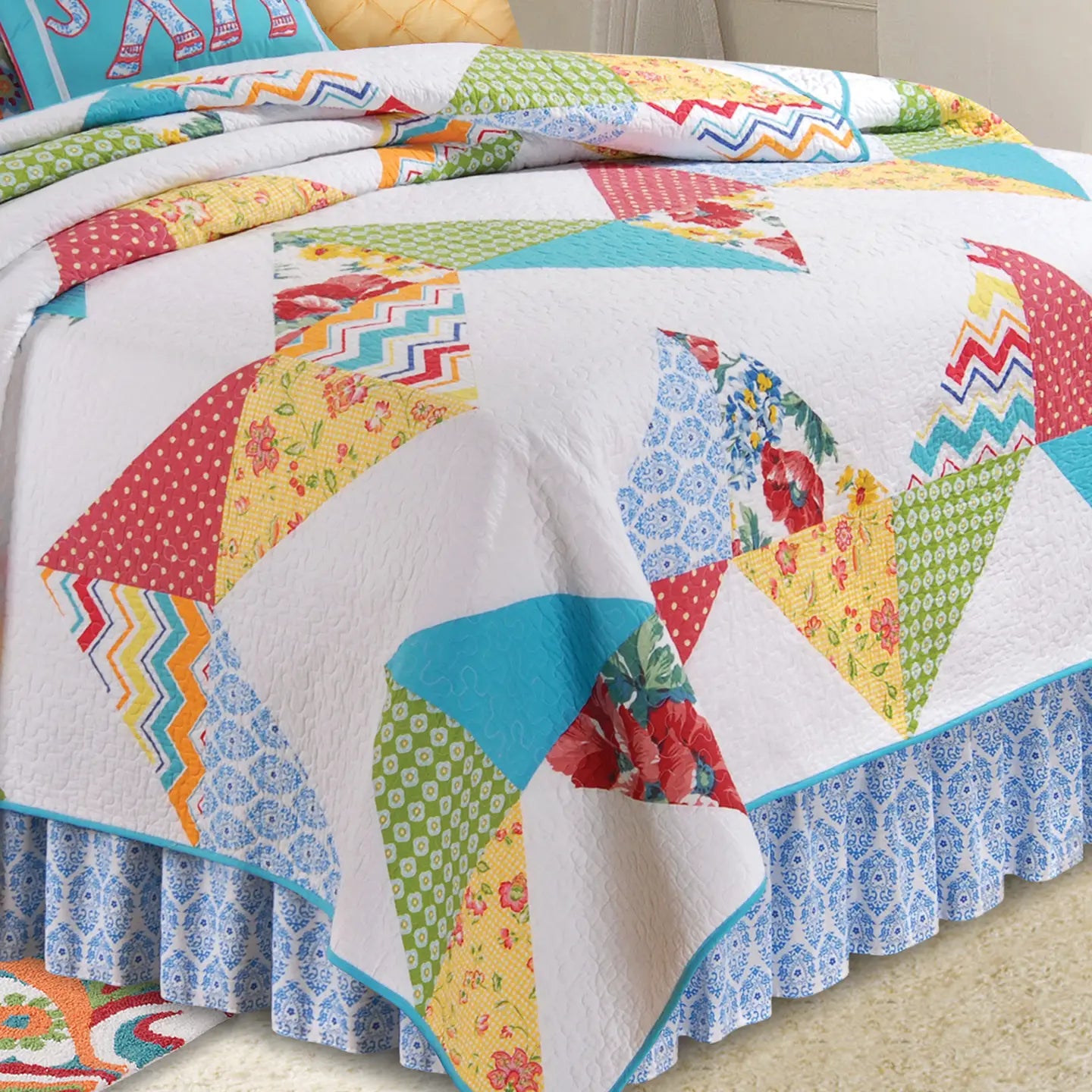 Lola Patchwork Quilt Full/Queen