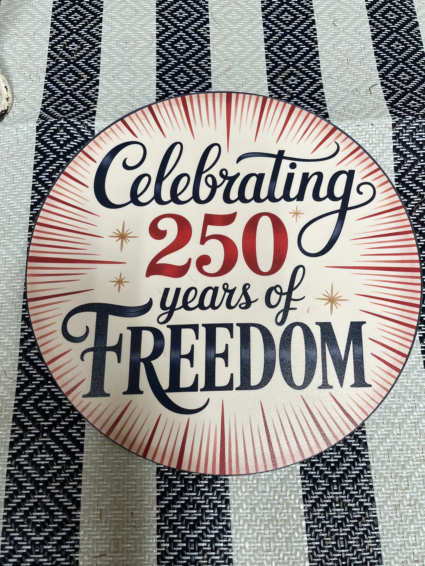 250 round wreath signs