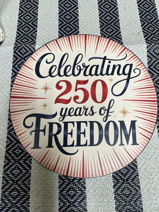250 round wreath signs