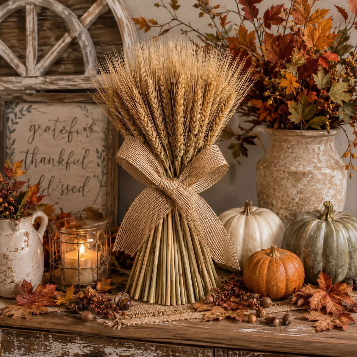 Fall/Harvest Wheat Bundle Decorative
