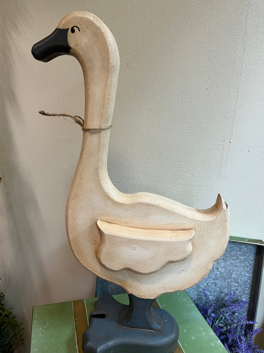 Vintage Wood Goose