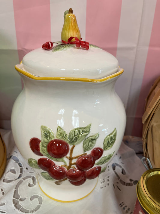 Summer fruit designed jar