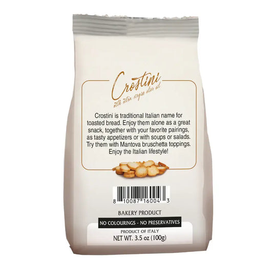 Mantova Crostini with Extra Virgin Oil Olive, 3.5 oz.