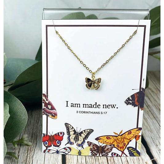 Made New Butterfly Charm Necklace