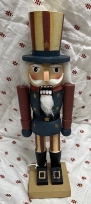 Wood Primitive USA Nutcracker