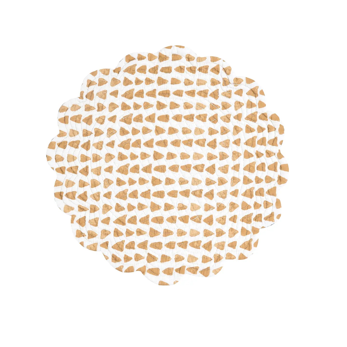 Natural Home Floral Round Placemat