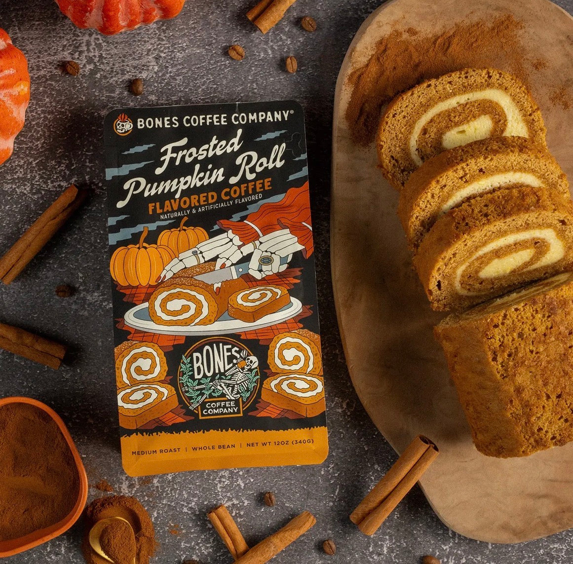 Frosted Pumpkin Roll Ground Coffee 12oz
