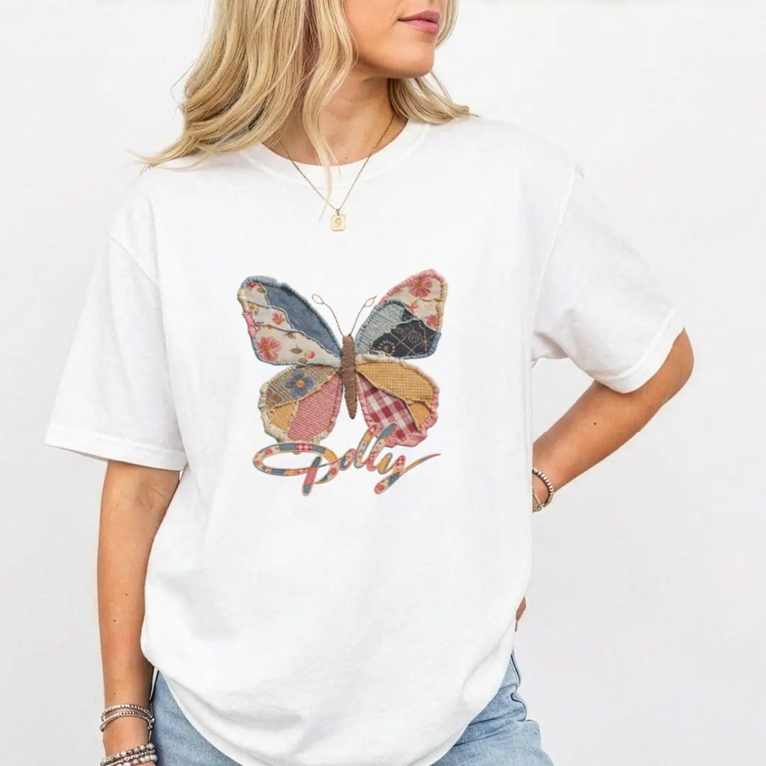 Country Icon/Quilted Butterfly Graphic Tee