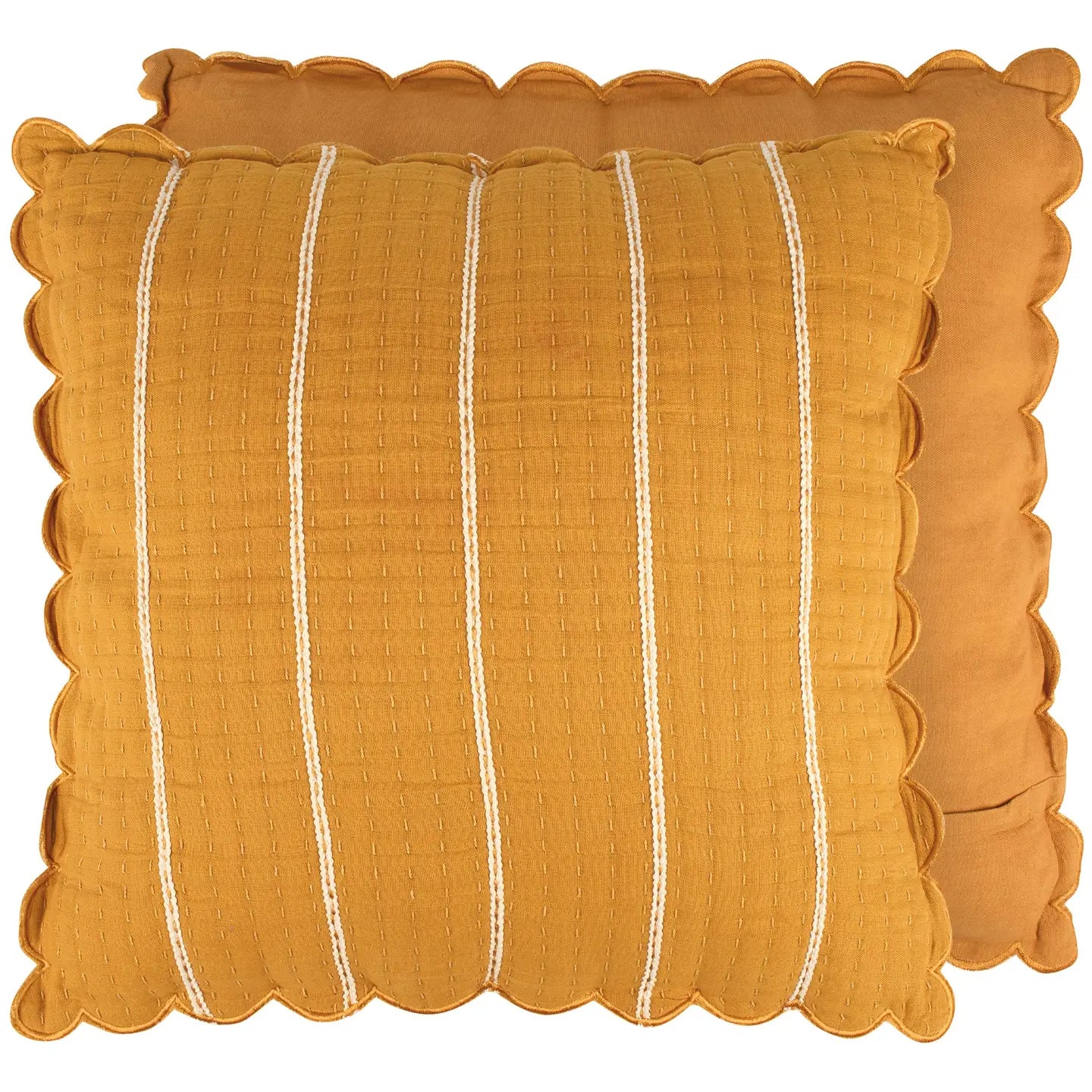 Saffron Scallop Pillow